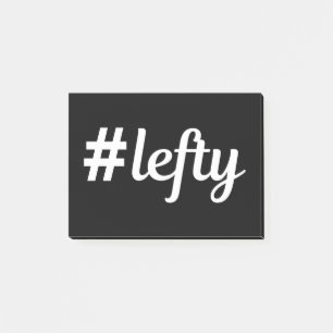 # Lefty Lämnat Hander's Post-it Block