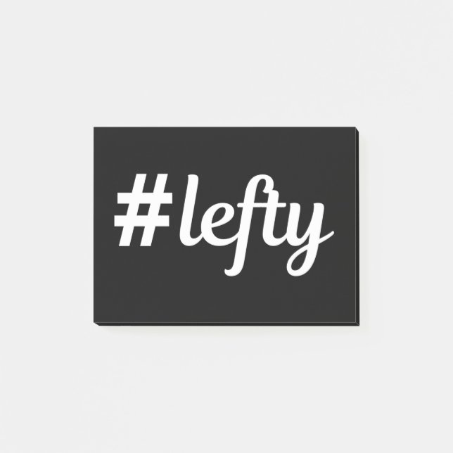 # Lefty Lämnat Hander's Post-it Block (Framsida)