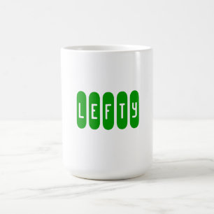 "Lefty" mugg