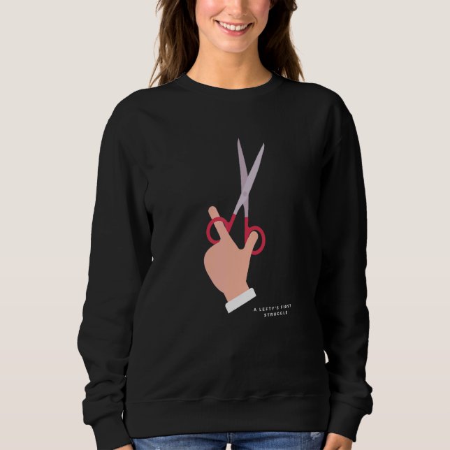 Leftys First Kamle Proud Lefty Lämnat Handed T Shirt (Framsida)