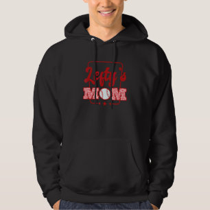 Leftyu2019s Mamma Baseboll Vänsterhänta Människor Hoodie