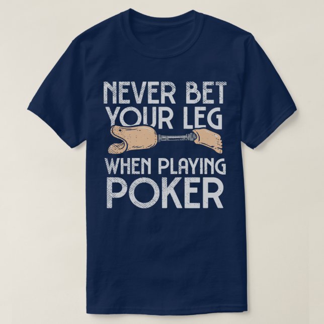 Leg Amputee Jokes T Shirt (Design framsida)
