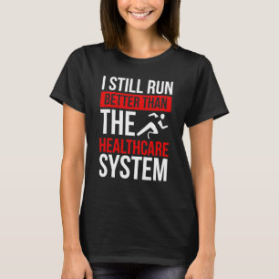 Leg Amputee still springa bättre än systemet T Shirt