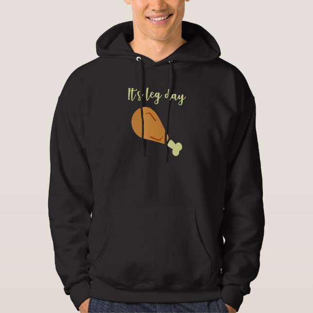 Leg Day Hoodie (Framsida)