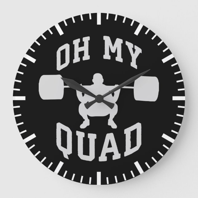 Leg Day - Squat - OH MY QUAD - Workout Stor Klocka (Framsida)
