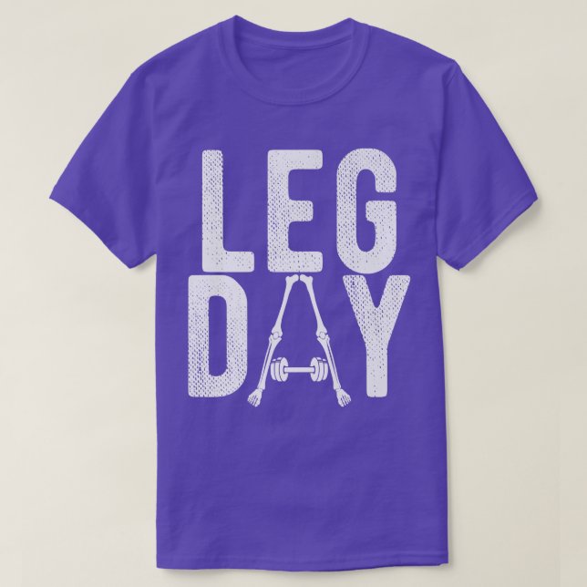 Leg Day Workout Manar Women Gym Fitness Eercise Sk T Shirt (Design framsida)
