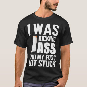 Leg Injury Jag sparkade och min fot har fastnade T Shirt