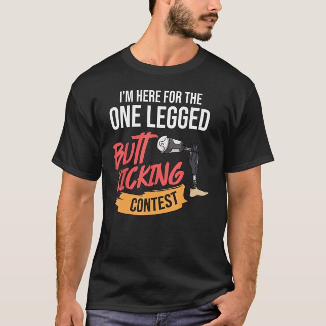 Leg Protethetic One Legged Gifts Leg Protethetic G T Shirt (Framsida)
