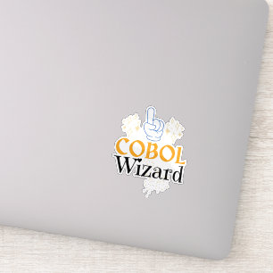 Legacy Cobol programmerings språk trollkarl  Klistermärken