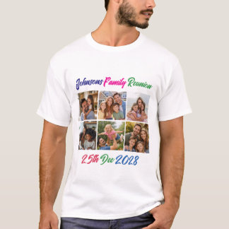 Legacy Familjeminne Ögonblicksbild Collage T-shirt
