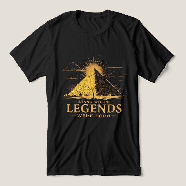 Legacy finns kvar Egypten Pyramid Tröja (Design Framsida)