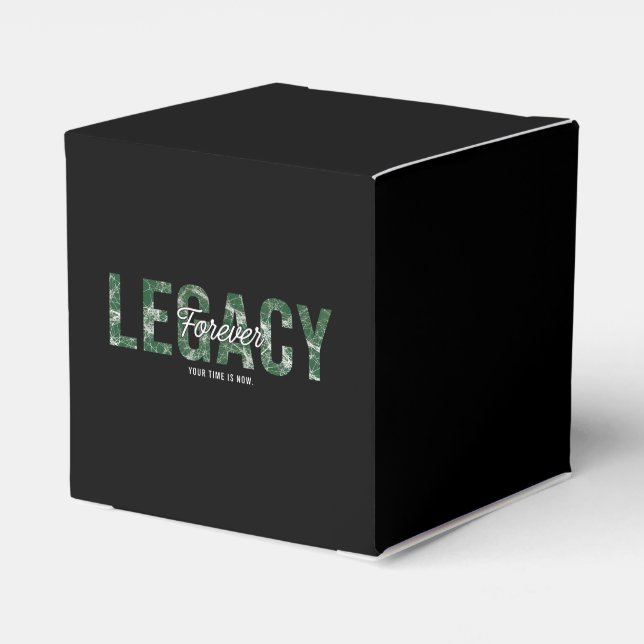 Legacy Forever Motivational Quote Art Presentaskar (Baksidan Sidan)