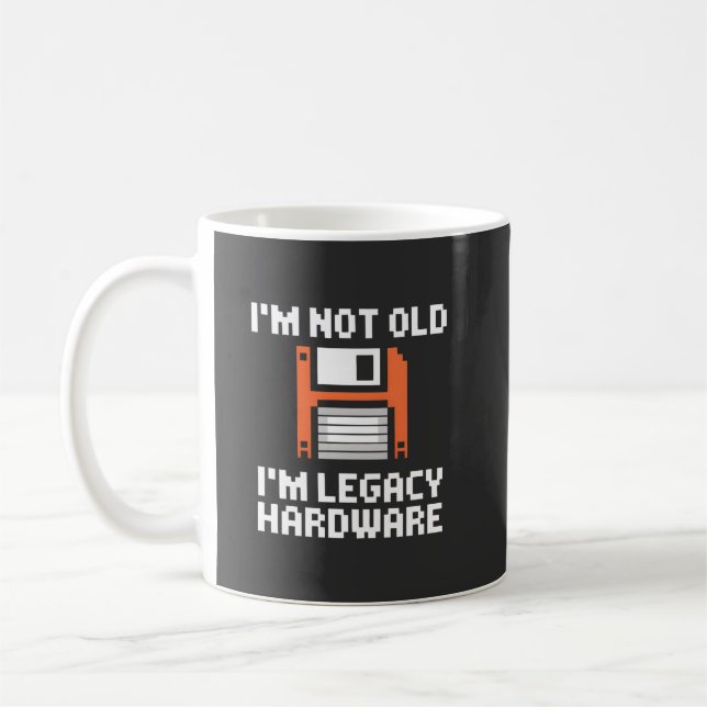 Legacy Hårdvara Retro 8-Bit Programmerare Kaffemugg (Vänster)