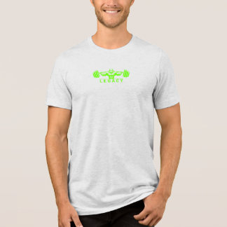Legacy Minimalist Gym Design – Neon Green Fitness T Shirt
