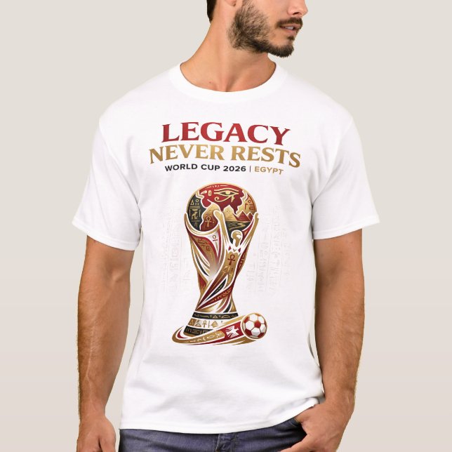 Legacy Stannar Aldrig T Shirt (Framsida)