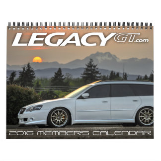 LegacyGT.com medlem kalender 2016