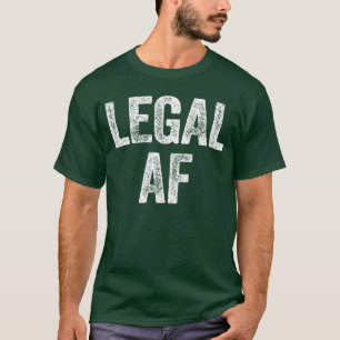 Legal AF 21-årsdag tjej T Shirt