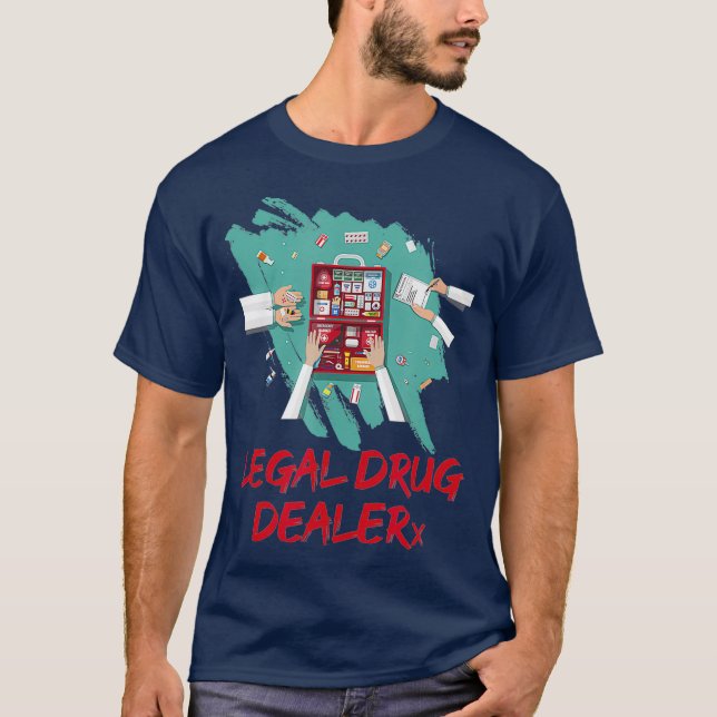 Legal Drug Dealer Pharmaco T Shirt (Framsida)