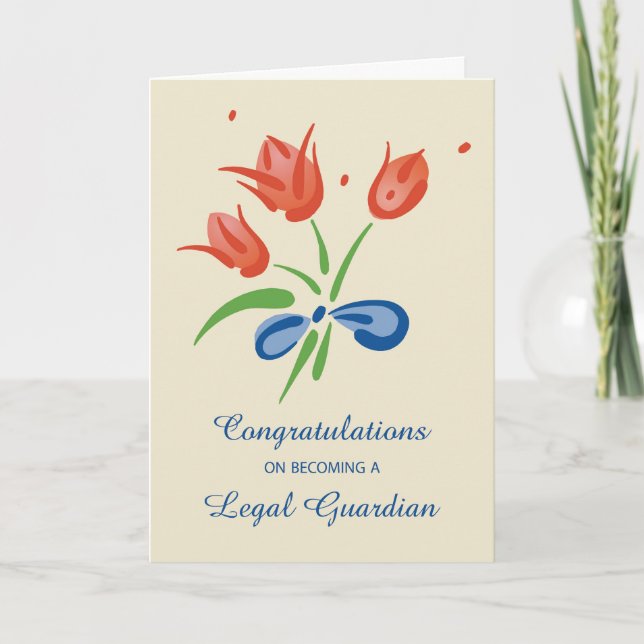 Legal Guardian Grattiss Flowers Kort (Framsida)