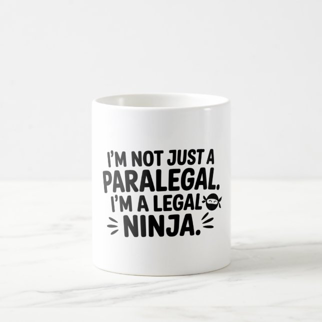 Legal Ninja Paralegal Mug | Law Office Kaffemugg (Center)
