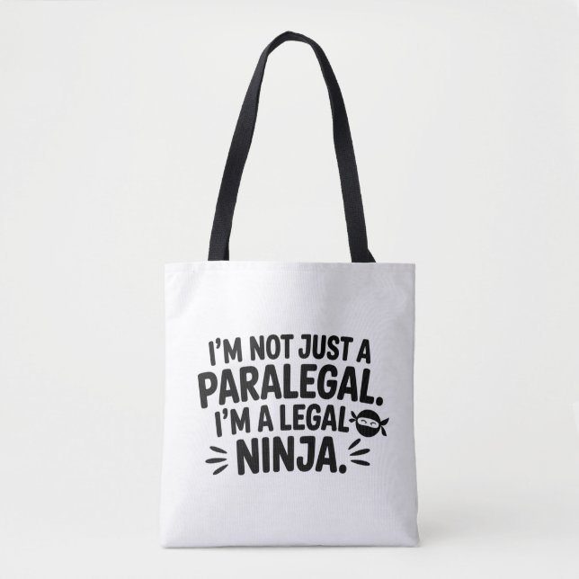 Legal Ninja Paralegal Tote | Law Gift Tygkasse (Framsida)