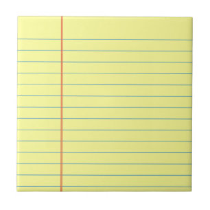 Legal Pad Mönster Kakelplatta