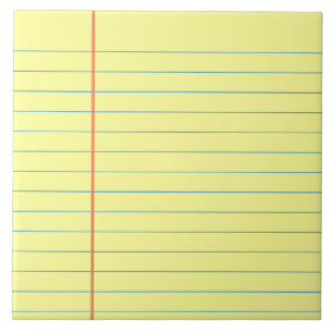Legal Pad Mönster Kakelplatta