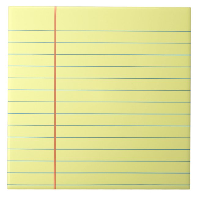 Legal Pad Mönster Kakelplatta (Framsidan)