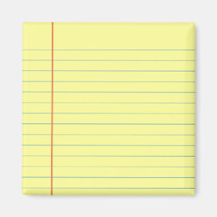 Legal Pad Mönster Magnet