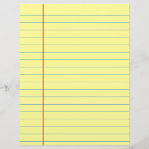 Legal Pad Mönster Reklamblad