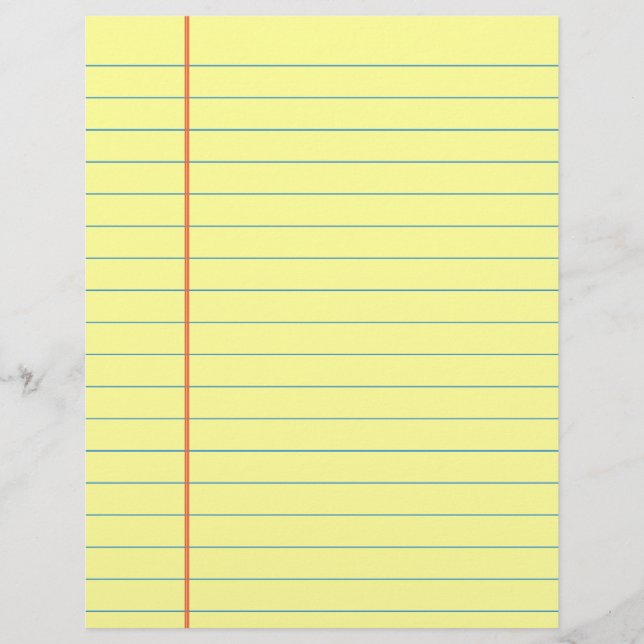 Legal Pad Mönster Reklamblad (Framsidan)