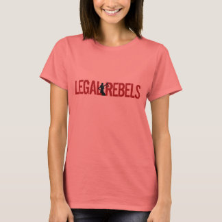 Legal Rebels Wide Red Logotyp Ringer Tee