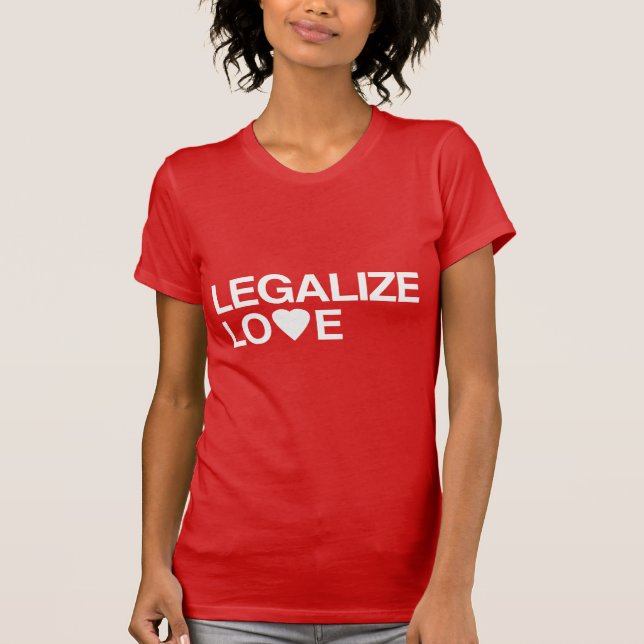 LEGALISERA KÄRLEK T-SHIRT (Framsida)