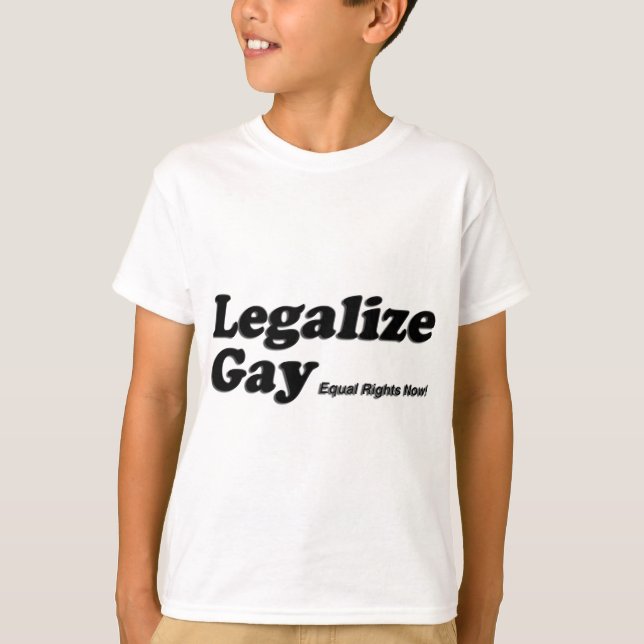 Legaliseraa bög tee shirt (Framsida)