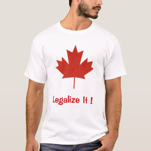 Legaliseraa det, Kanada, lönnlöv T-shirt