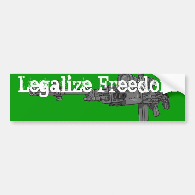 Legaliseraa frihet bildekal (Framsidan)