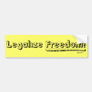 Legaliseraa frihet! Bildekal