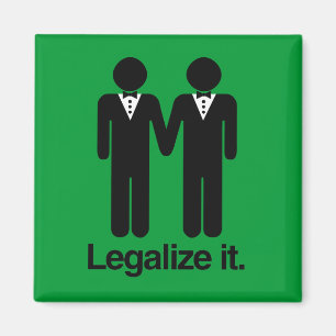 LEGALISERAA GLADA BRÖLLOP MAGNET