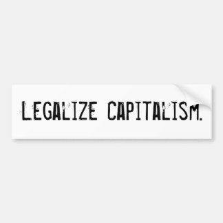 Legaliseraa kapitalismbildekal bildekal