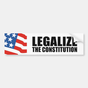 Legaliseraa konstitutionen bildekal