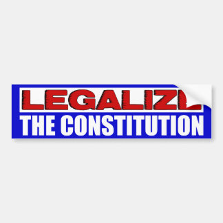 Legaliseraa konstitutionen! bildekal