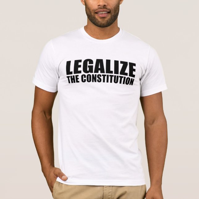Legaliseraa konstitutionen t shirt (Framsida)