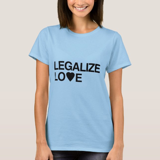 LEGALISERAA LOVE.png Tee Shirt (Framsida)