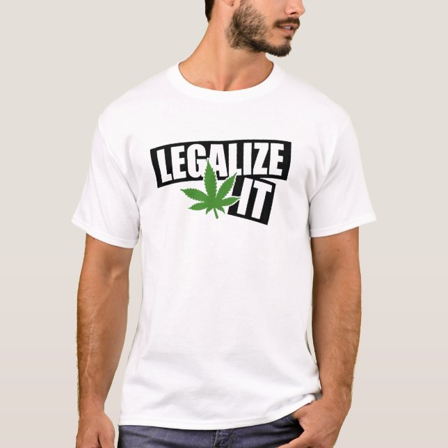 Legaliseraa ogräs t-shirt (Framsida)