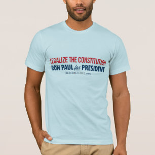Legaliseraa Ron Paul konstitutionskjortan Tröja