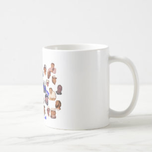 Legandsen av den lyckliga hem- muggen kaffemugg