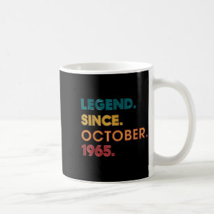 Legend 1965 60-årsdag För män kvinnor 60 år gammal Kaffemugg