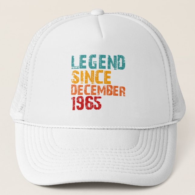 Legend 1965 60-årspresenter för män och kvinnor 60 keps (Framsida)