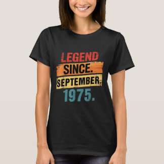 Legend 1975 50-årspresenter för män och kvinnor 50 t shirt