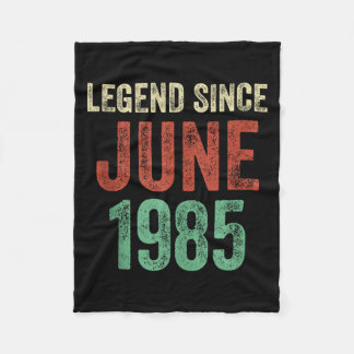 Legend 1985 40-årspresenter för män och kvinnor 40 fleecefilt